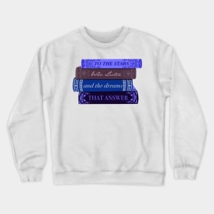 The Stars Who Listen Books Crewneck Sweatshirt